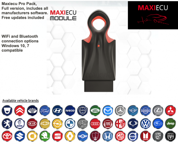 MaxiECU Pro Pack Car and Light commercial Diagnostic System
